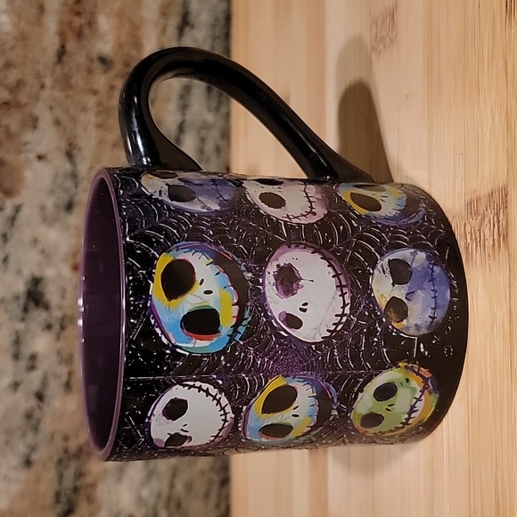 Disney | Dining | Glitter Jack Skellington Coffee Mug The Nightmare ...